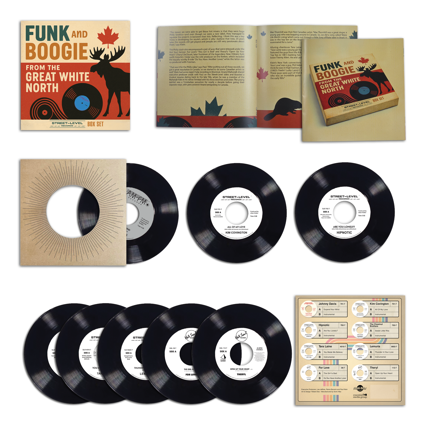 Funk And Boogie (From The Great White North) (7", Comp) (Mint (M))